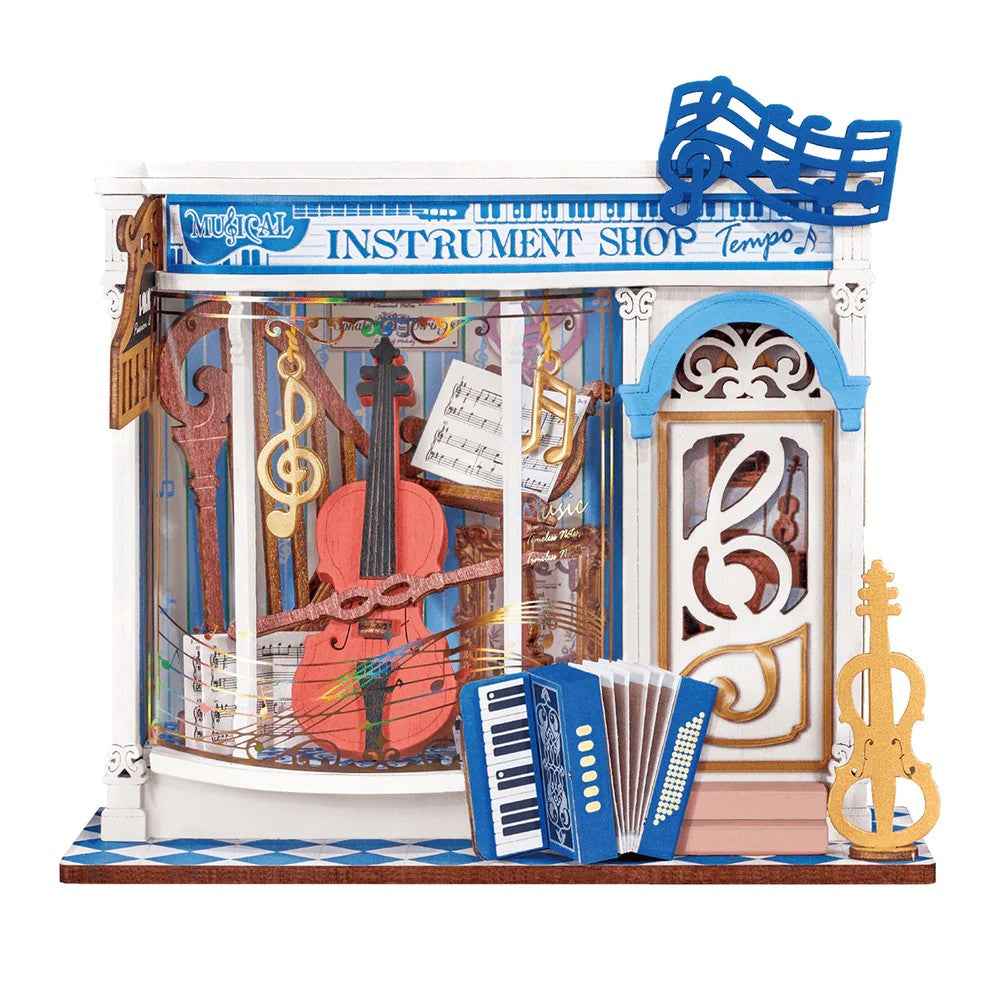 Robotime Rolife DIY Mini Store Melody Instrument Shop