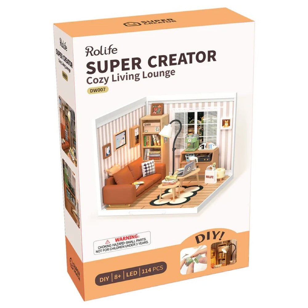 Robotime Rolife DIY Plastic Superstore Cozy Living Lounge 6946785119077