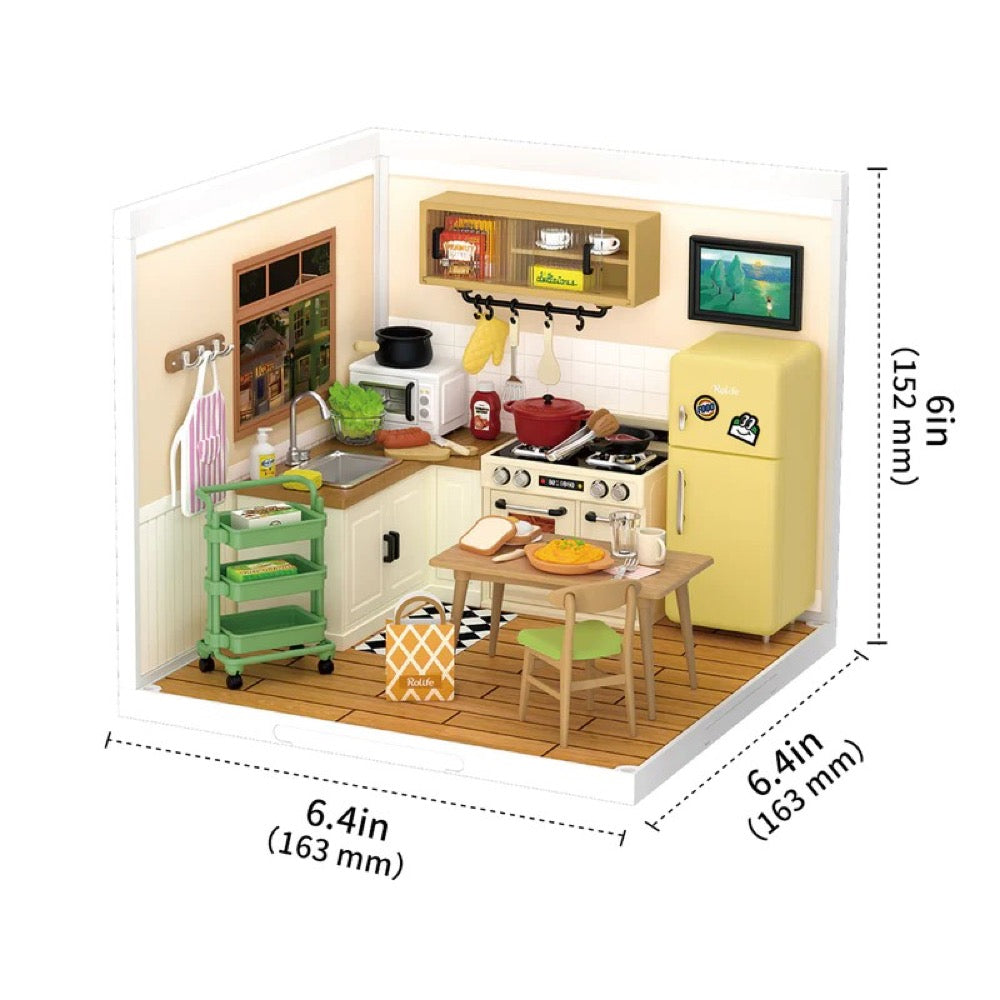 Robotime Rolife DIY Plastic Superstore Happy Meals