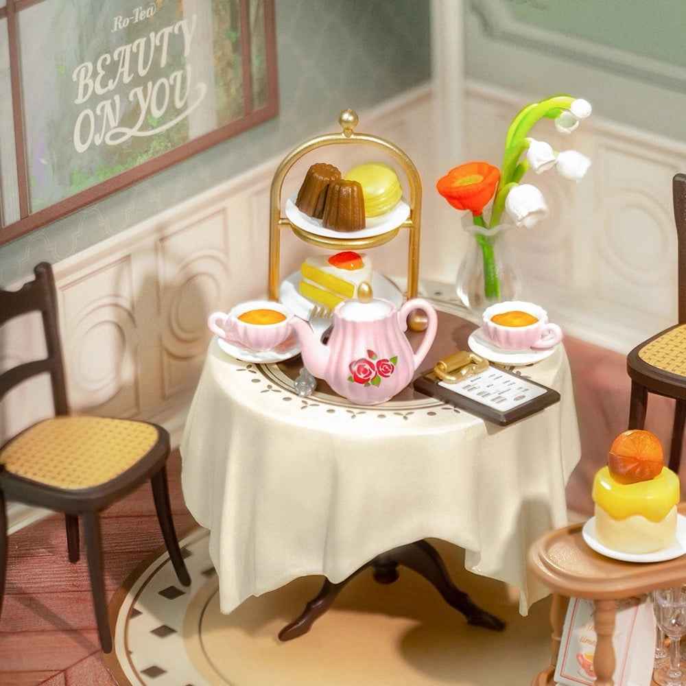 Robotime Rolife DIY Plastic Superstore Sweet Sips Tea