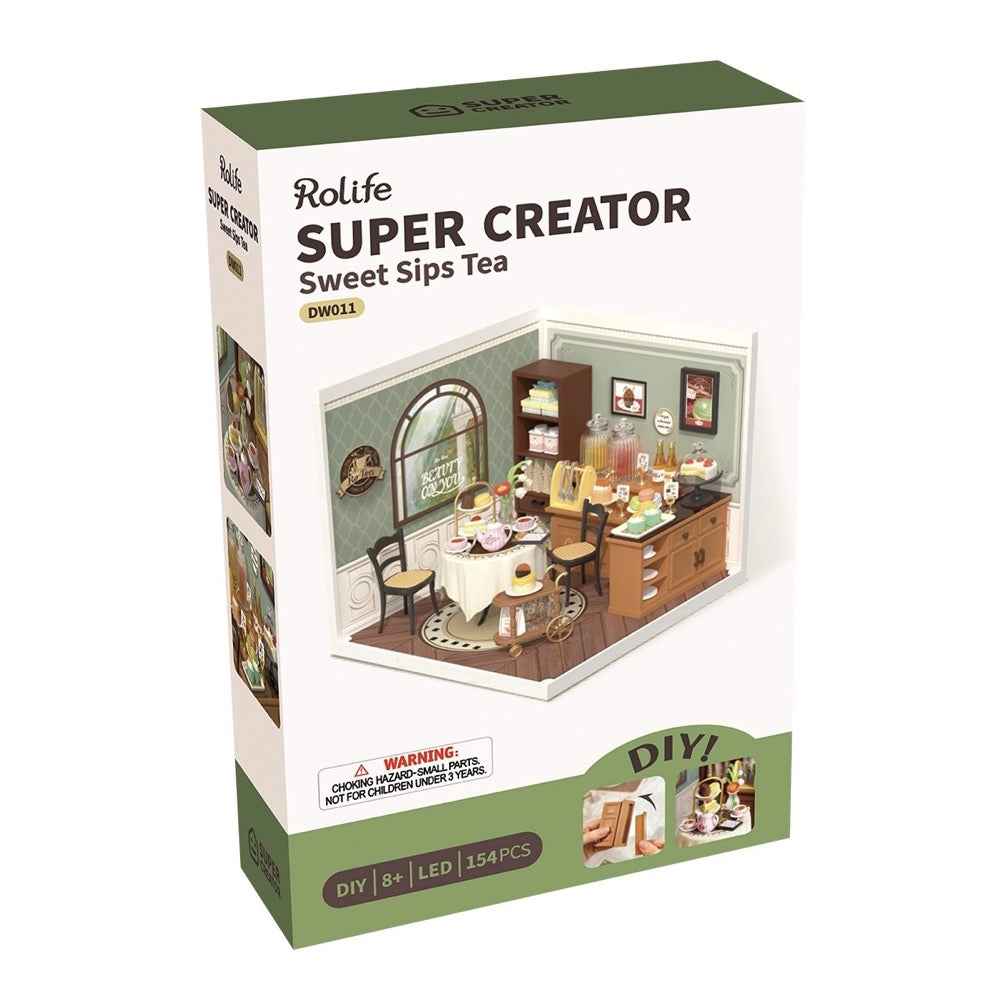 Robotime Rolife DIY Plastic Superstore Sweet Sips Tea