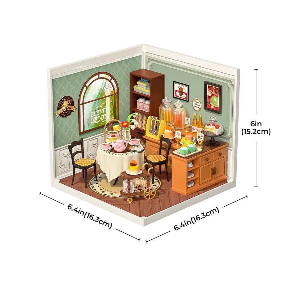 Robotime Rolife DIY Plastic Superstore Sweet Sips Tea