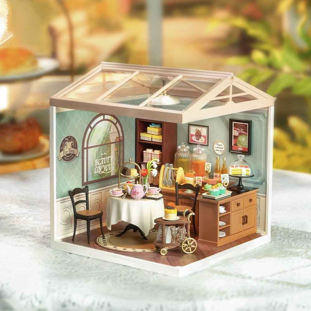 Robotime Rolife DIY Plastic Superstore Sweet Sips Tea