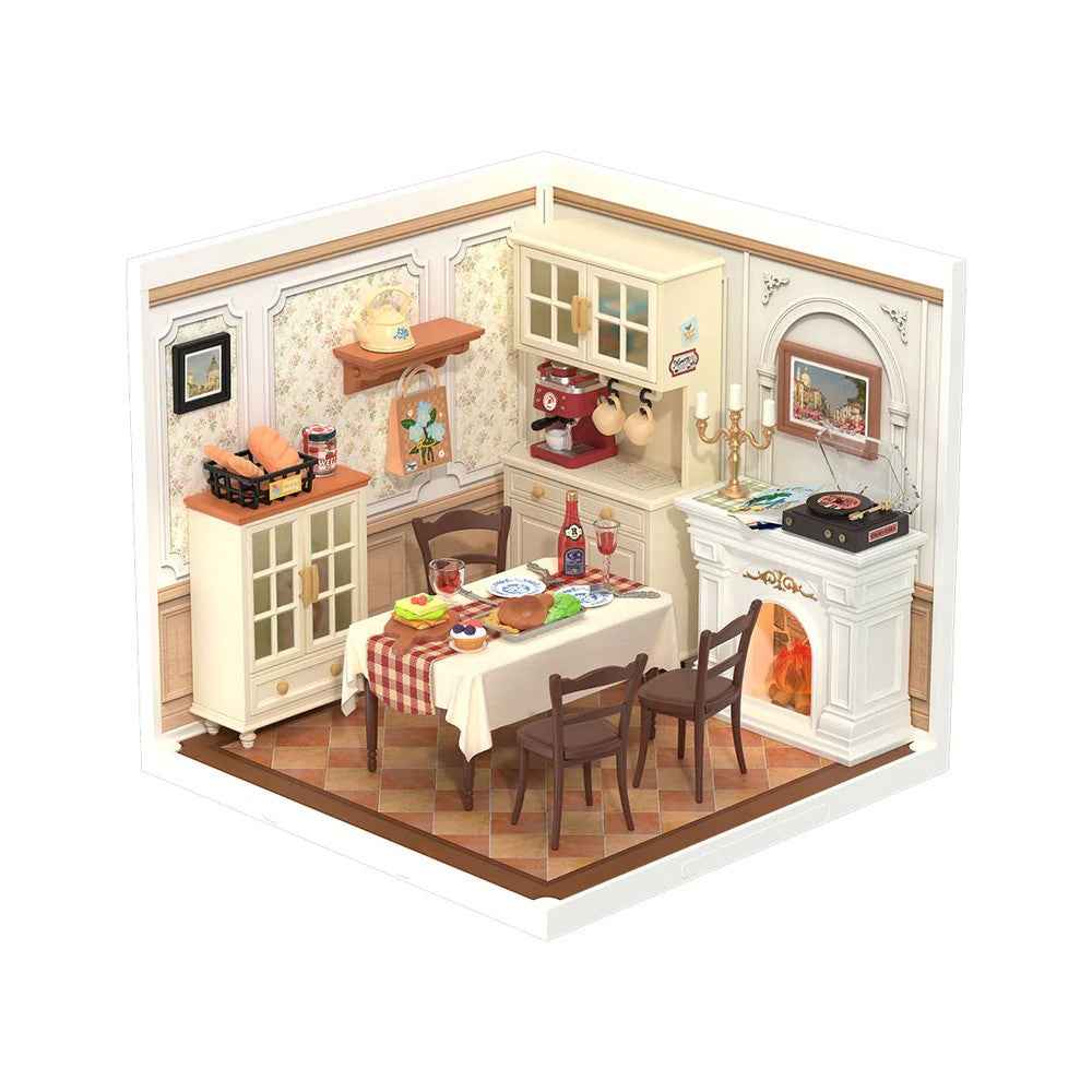 Robotime Rolife DIY Plastic Superstore Warm Dining Room 6946785121858