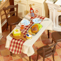 Robotime Rolife DIY Plastic Superstore Warm Dining Room 6946785121858