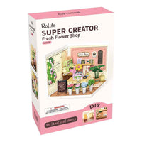 Robotime Rolife DIY Plastic Superstore Fresh Flower Shop