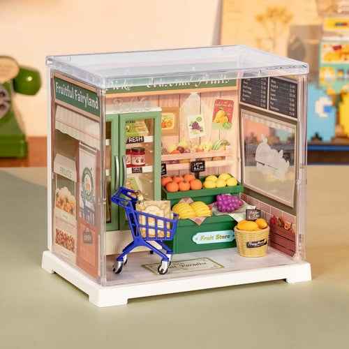 Robotime Rolife DIY Plastic Superstore Mini Nature Energy Fruits