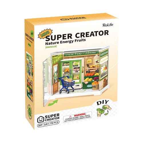 Robotime Rolife DIY Plastic Superstore Mini Nature Energy Fruits