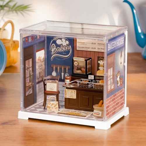 Robotime Rolife DIY Plastic Superstore Mini Butter Bakery House