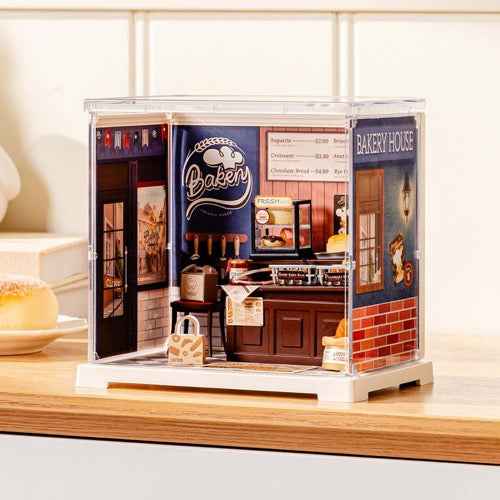 Robotime Rolife DIY Plastic Superstore Mini Butter Bakery House