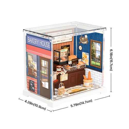 Robotime Rolife DIY Plastic Superstore Mini Butter Bakery House