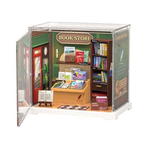 Robotime Rolife DIY Plastic Superstore Mini Memory Bookstore