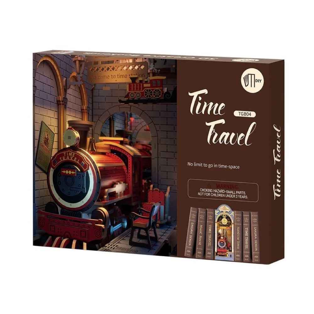 Robotime DIY Bookends Kit Time Travel