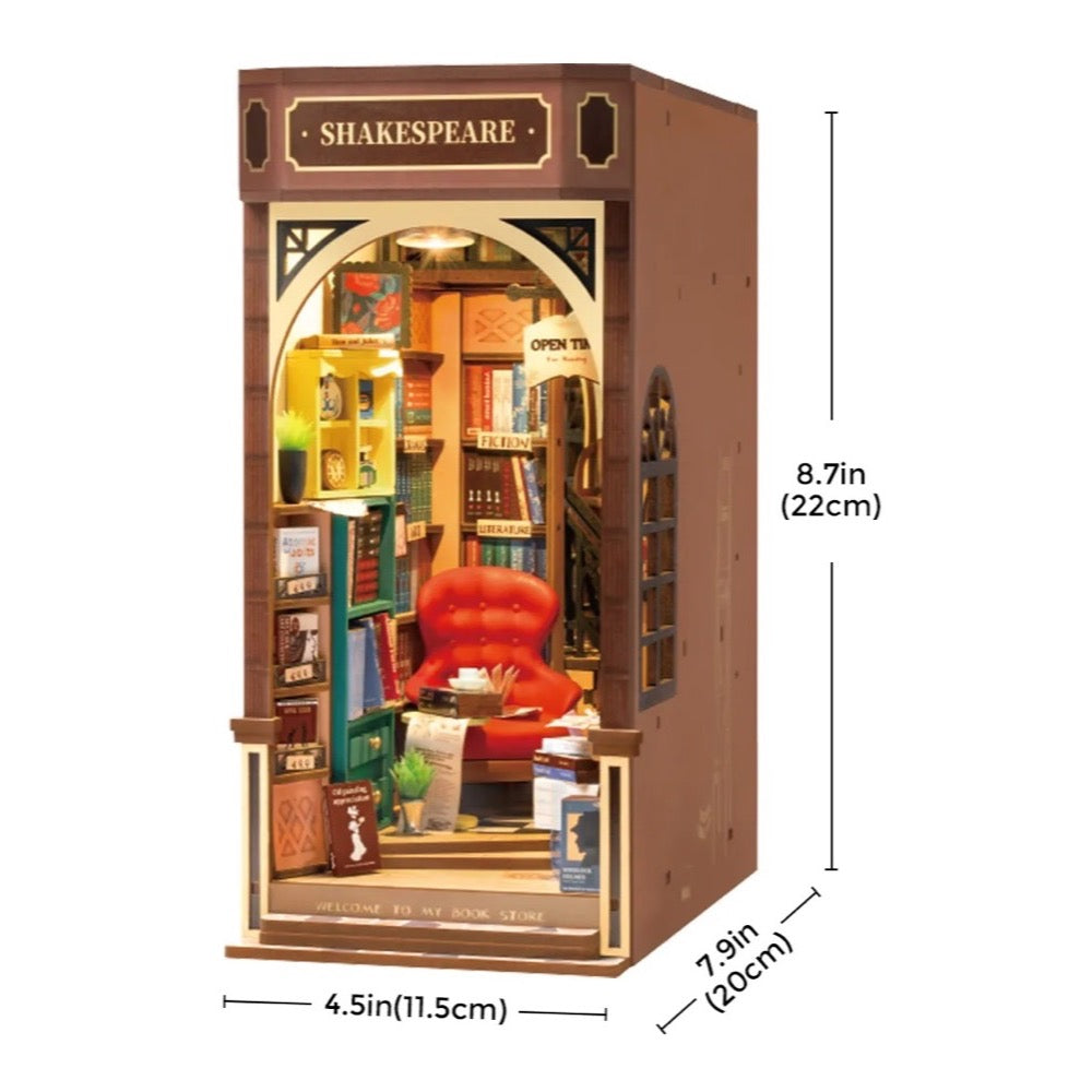 Robotime Rolife DIY Bookends Bookstore 6946785119756