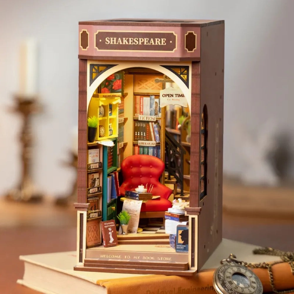 Robotime Rolife DIY Bookends Bookstore 6946785119756