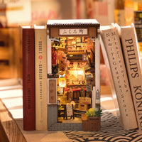 Robotime Rolife DIY Bookends Sakura Wine Alley