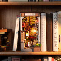 Robotime Rolife DIY Bookends Sakura Wine Alley