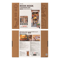 Robotime Rolife DIY Bookends Sakura Wine Alley