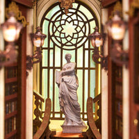Robotime Rolife DIY Bookends Kit Library Of Wonders