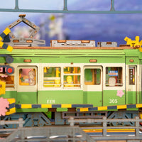 Robotime Rollife DIY Sakura Journey Tram 6946785119541