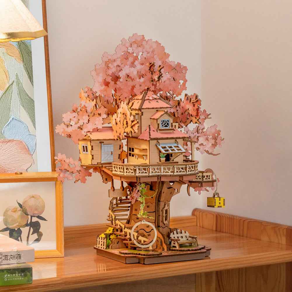 Robotime Rolife DIY Sakura Tree House