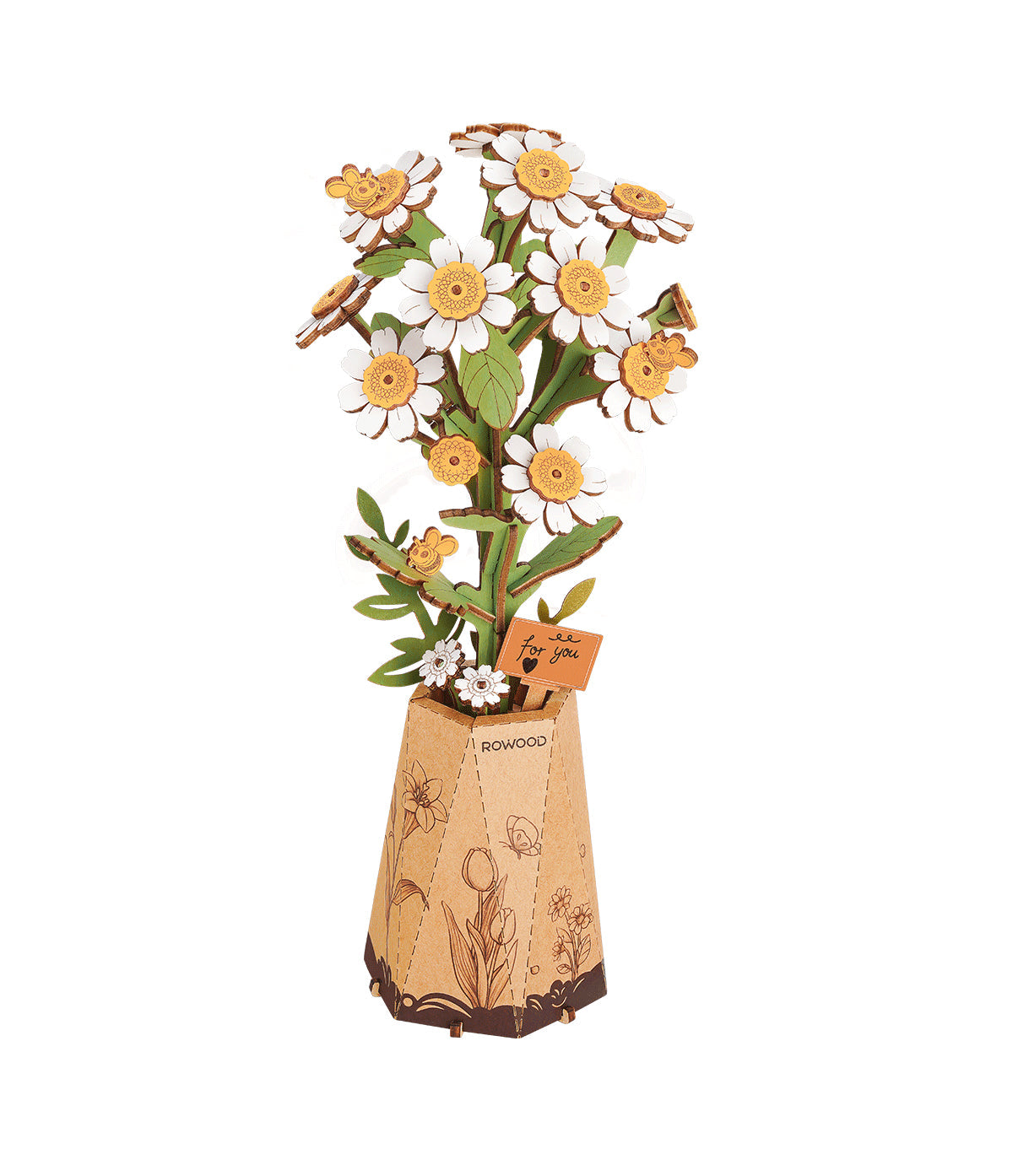 Robotime Wood Bloom Chamomile Flower 6946785121247