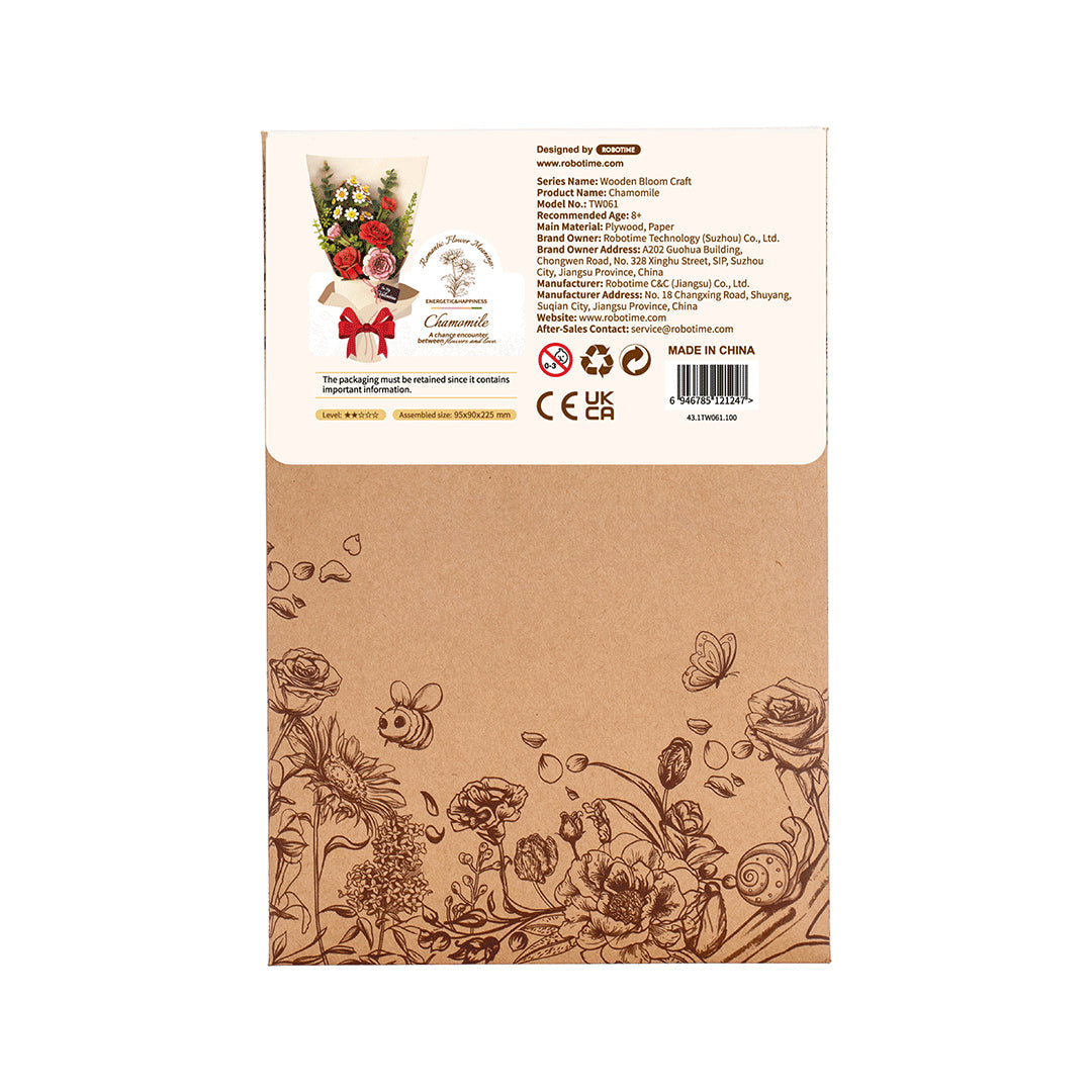 Robotime Wood Bloom Chamomile Flower 6946785121247