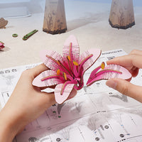 Robotime Wood Bloom Pink Lily 6946785121810