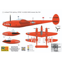RS Models 94025 1/72 P-38J Lightning 