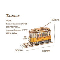 Robotime Rolife Classical 3D Wooden Carriage Tram 6946785115376