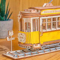 Robotime Rolife Classical 3D Wooden Carriage Tram 6946785115376