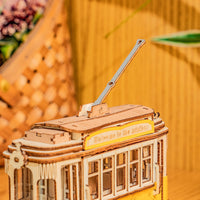 Robotime Rolife Classical 3D Wooden Carriage Tram 6946785115376