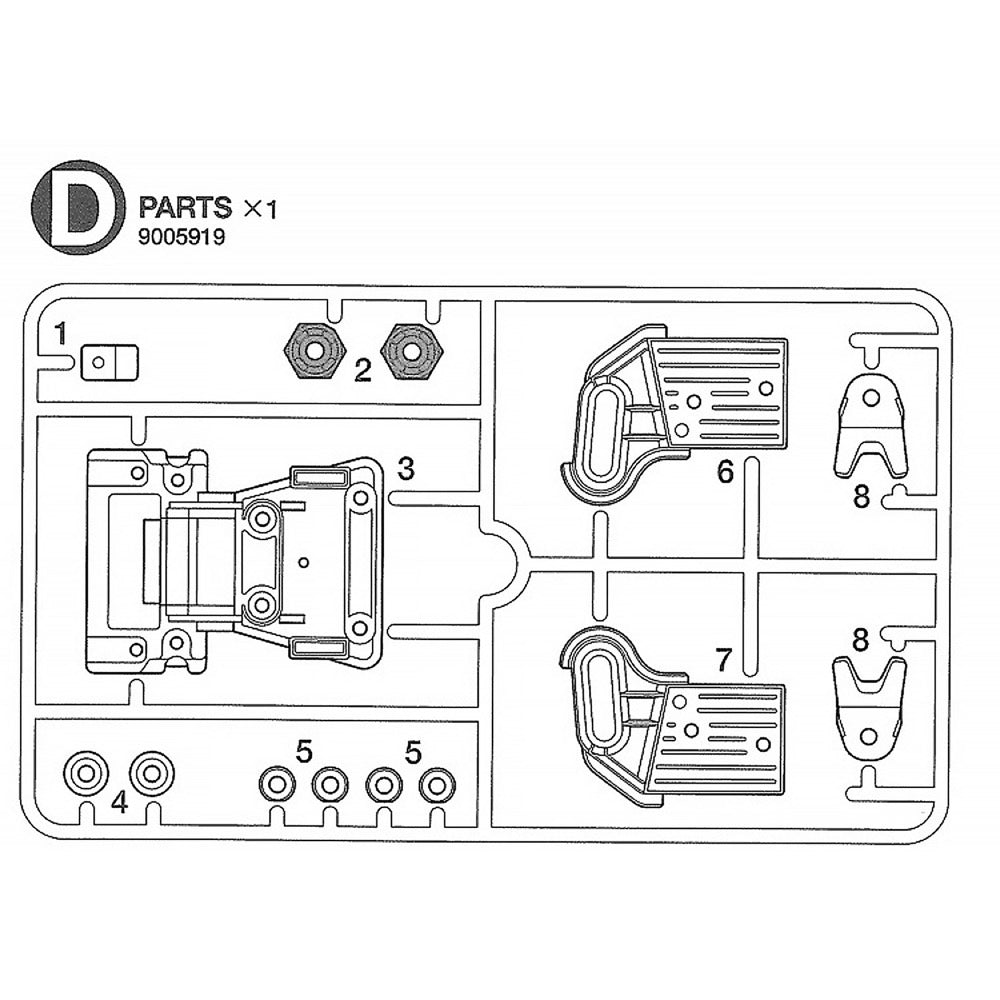 Tamiya S9005919 D Parts