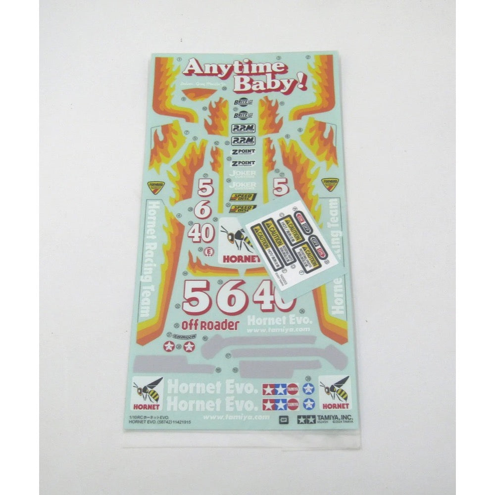 Tamiya 9490151 RC Sticker Decal Set for 1/10 EVO Hornet: