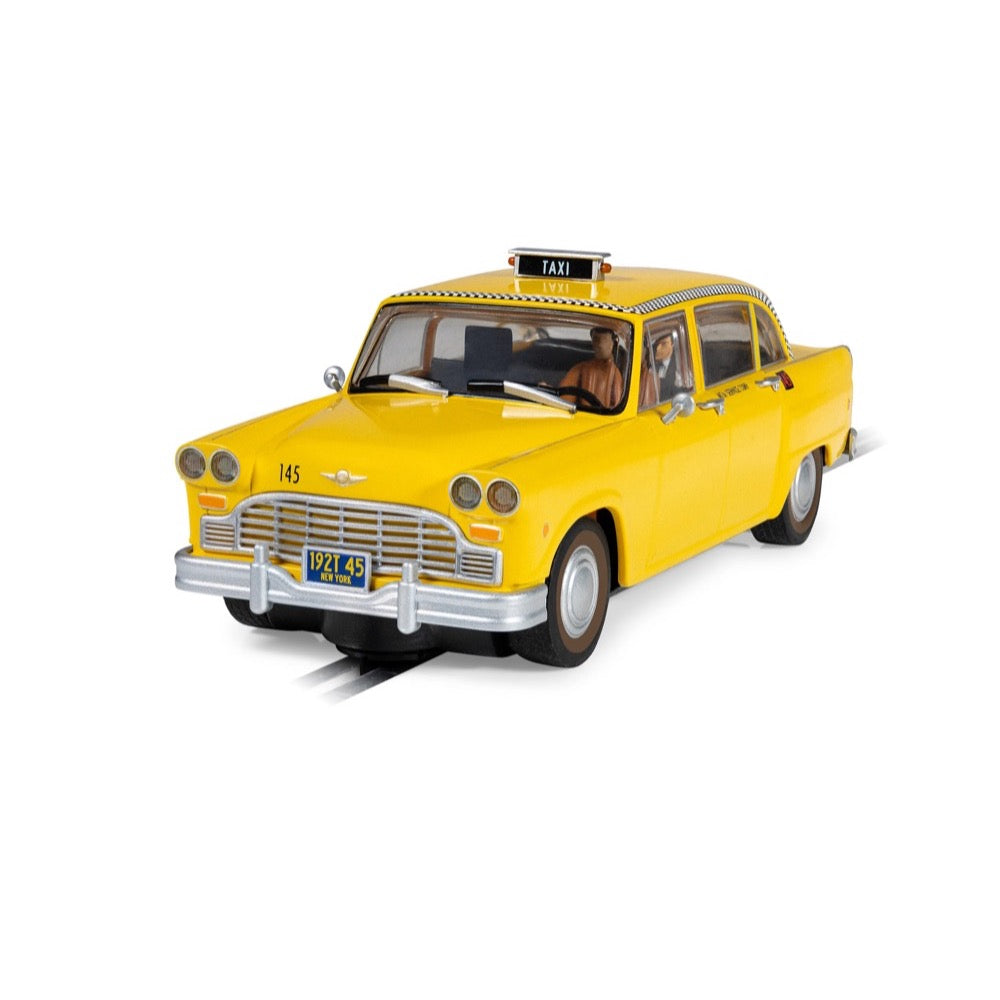 Scalextric C4606 Checker Taxi Cab James Bond 'Live And Let Die' Slot Car