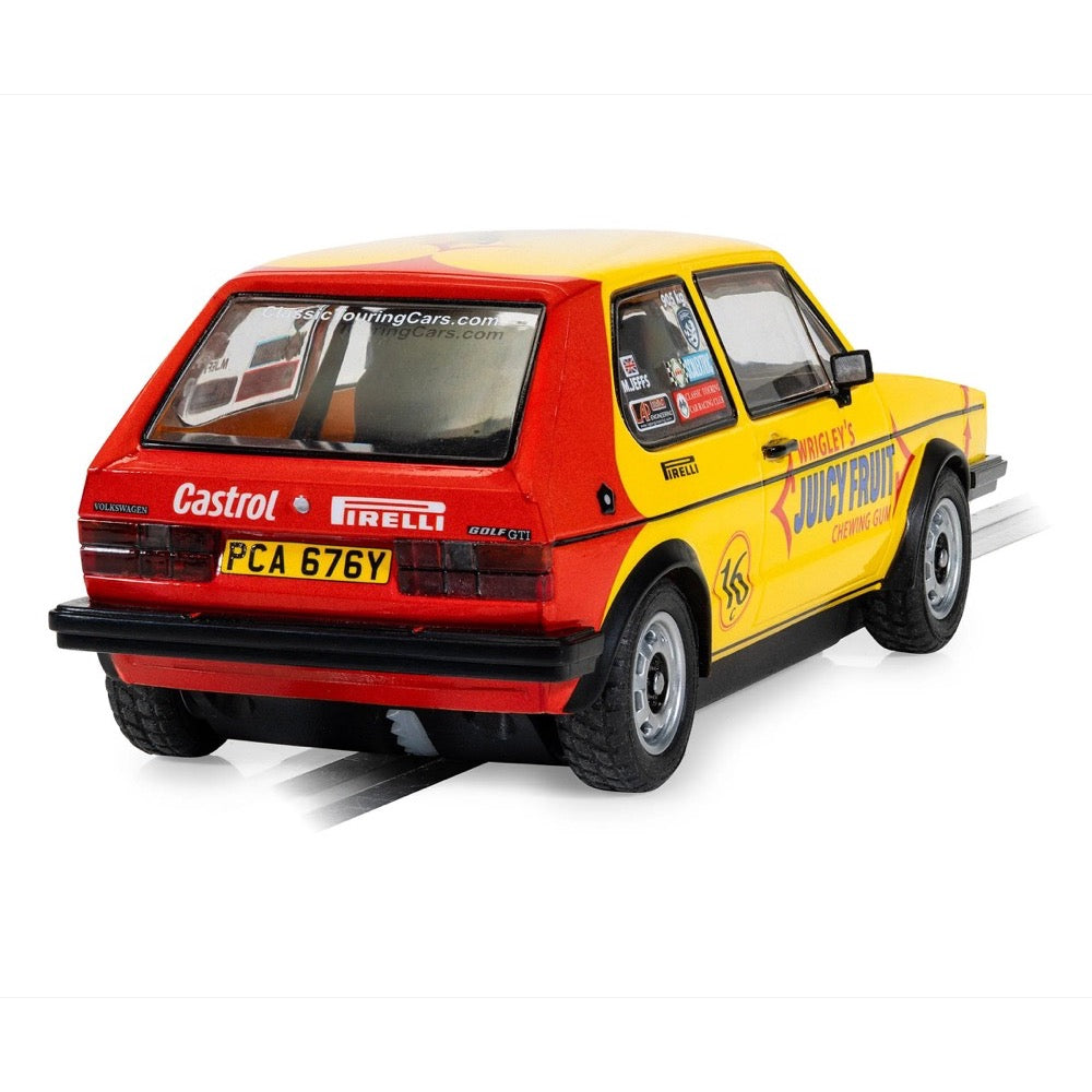 Scalextric C4625 Volkswagen Golf MK1 Malcolm Jeffs Racing Slot Car