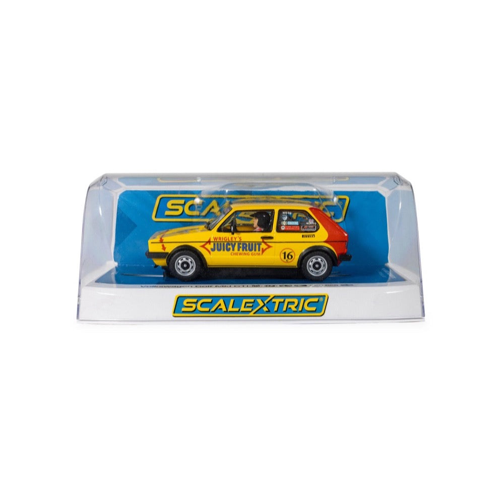Scalextric C4625 Volkswagen Golf MK1 Malcolm Jeffs Racing Slot Car
