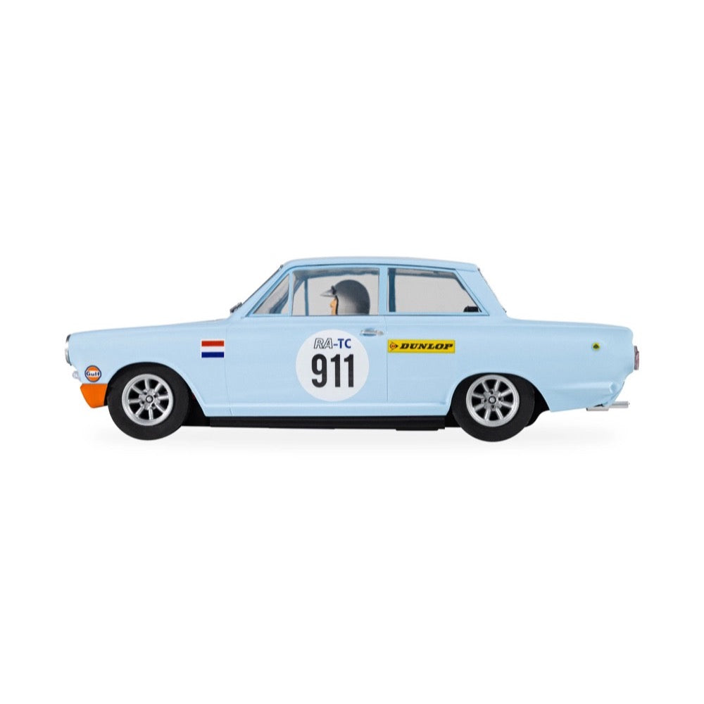 Scalextric C4669 Ford Lotus Cortina Gulf Edition Slot Car