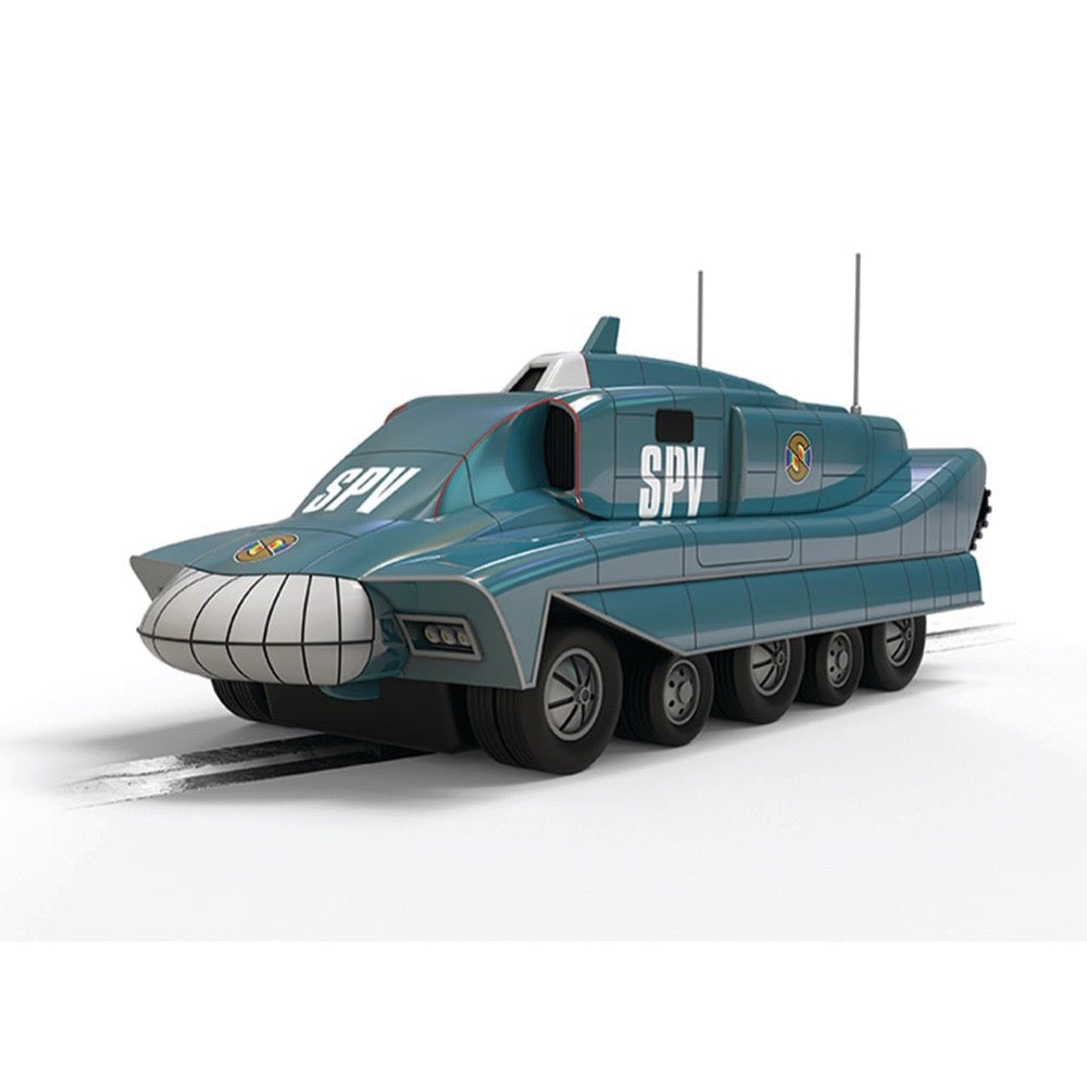 Scalextric C4672 Spectrum Pursuit Vehicle (SPV) Captain Scarlet Chrome Edition Slot Car