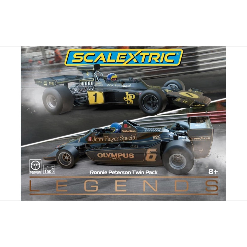 Scalextric C4684A Ronnie Peterson Lotus Slot Car Twin Pack