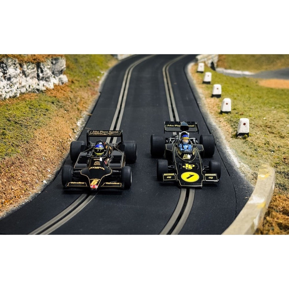 Scalextric C4684A Ronnie Peterson Lotus Slot Car Twin Pack