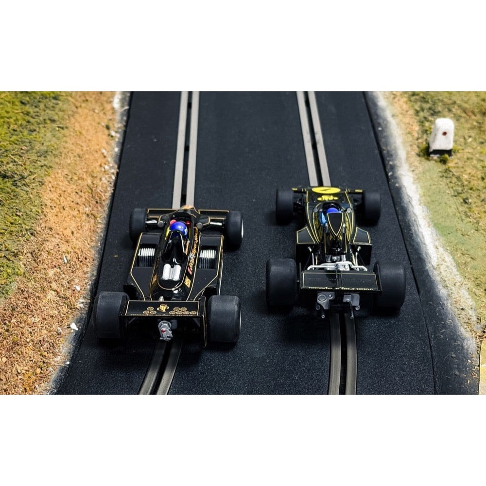 Scalextric C4684A Ronnie Peterson Lotus Slot Car Twin Pack