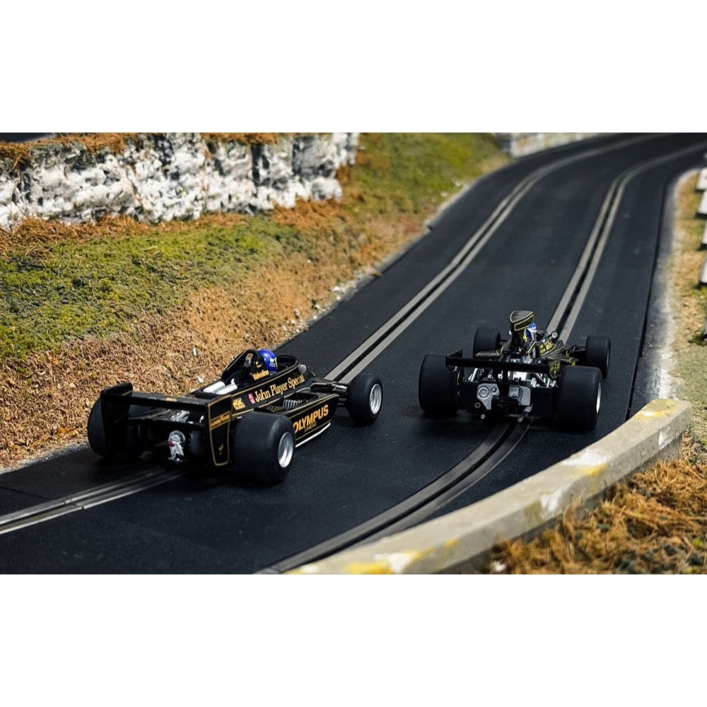 Scalextric C4684A Ronnie Peterson Lotus Slot Car Twin Pack
