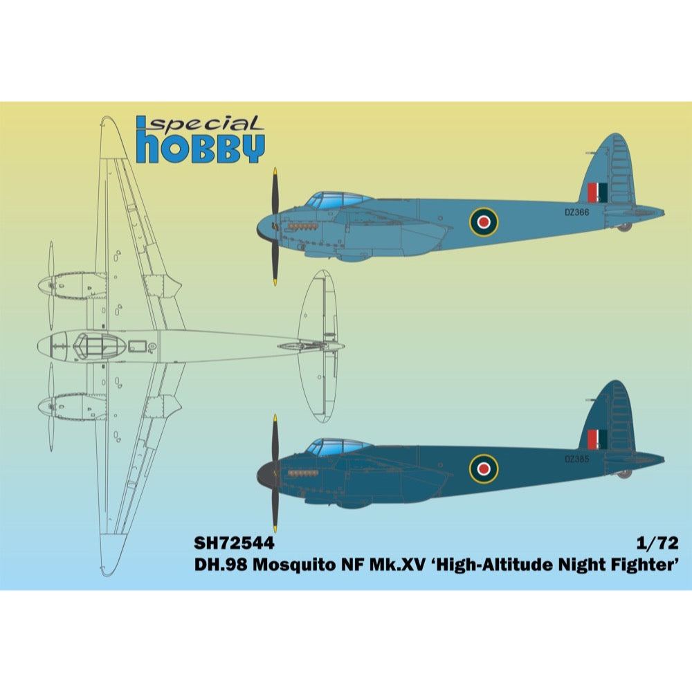 Special Hobby 72544 1/72 DH.98 Mosquito NF Mk.XV High-Altitude Night Fighter