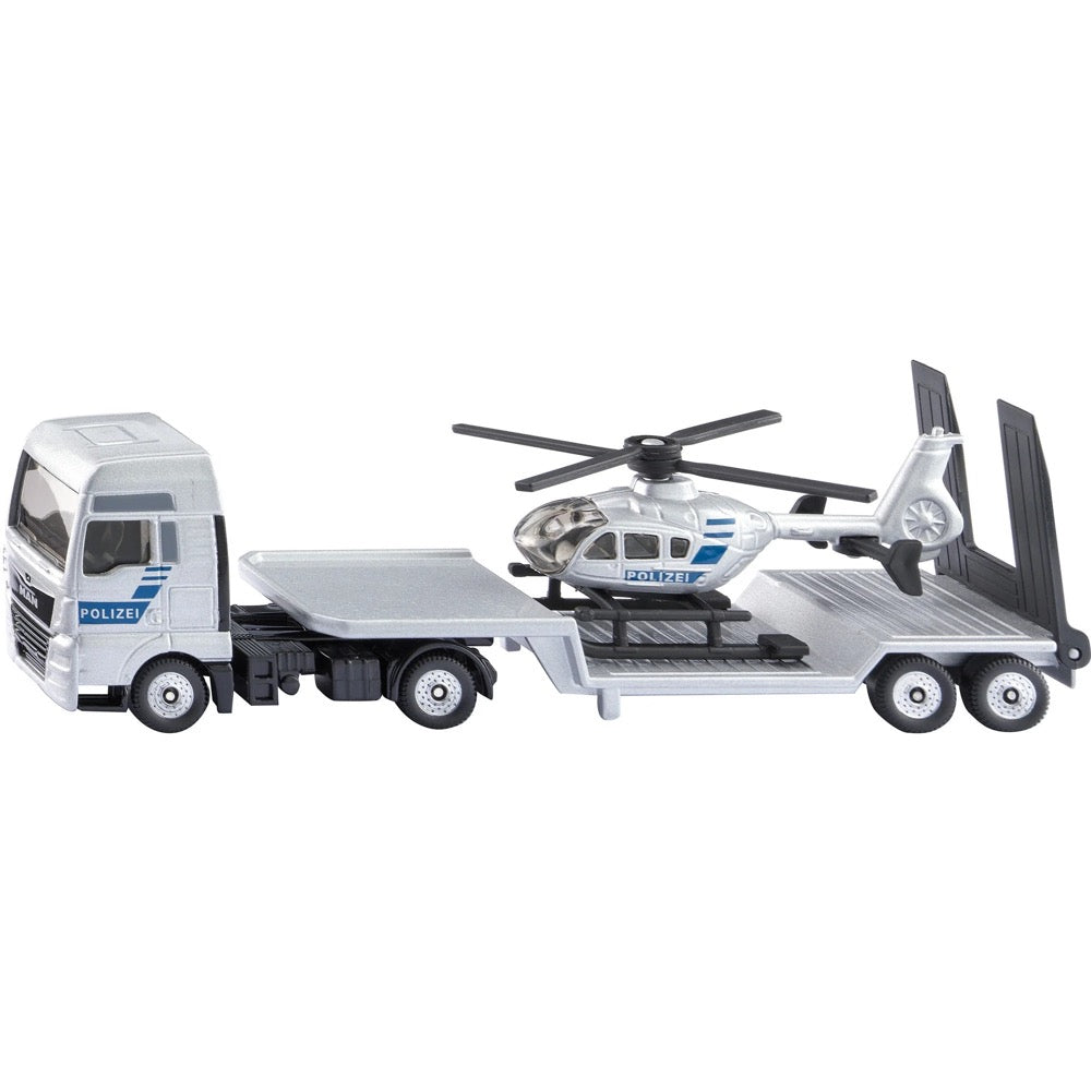 Siku MAN Truck with Police Helicopter