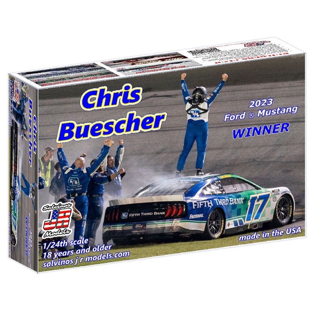 Salvinos J R 42238 1/24 Chris Buescher 2023 Ford Mustang Daytona 400 Winner