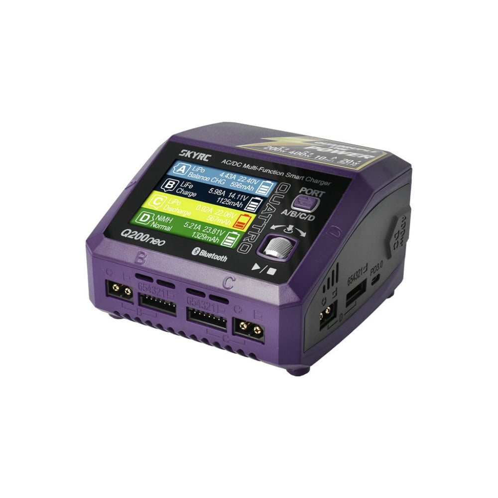 Sky RC Q200neo Quattro Output AC/DC Multi Chemistry Balance Charger