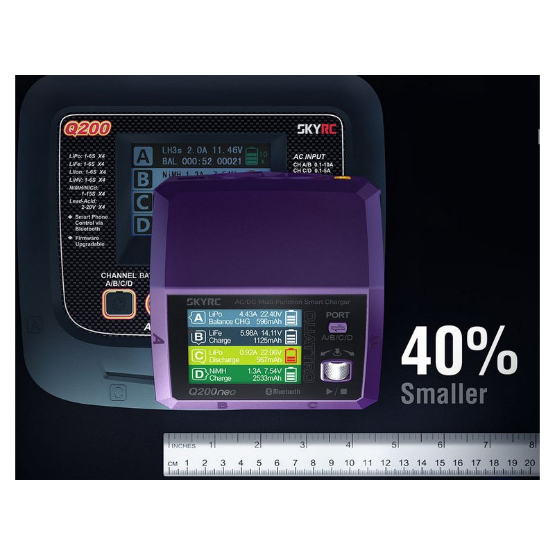 Sky RC Q200neo Quattro Output AC/DC Multi Chemistry Balance Charger