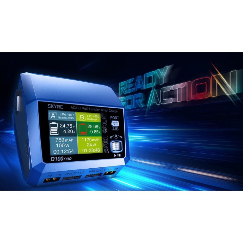 Sky RC 100199 D100neo Duo AC/DC Dual Port Smart Charger