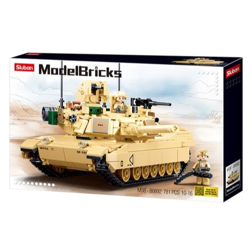 Sluban Model Bricks M1A2 V2 Abrams Main Battle Tank